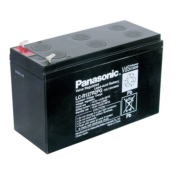 Μπαταρία μολύβδου Panasonic LC-R127R2PG 12 v - 7,2 ah