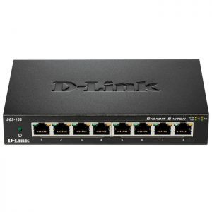 D-LINK DGS-108 8-Port 10/100/1000Mbps Switch